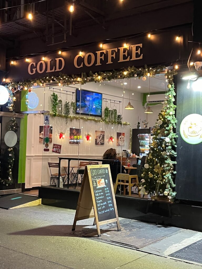 Gold coffee